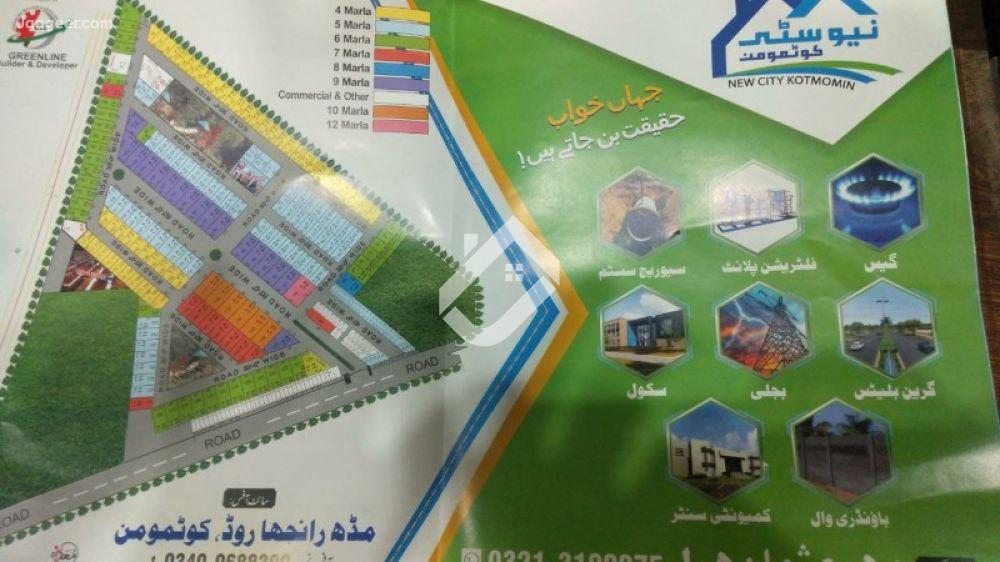 View  4 Marla Residential Plot For Sale In New City in New City, Kot Momin