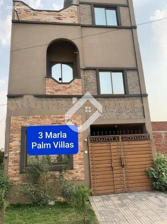 View  3 Marla Double Storey House Is Available For Sale In Palm Villa in Palm Villa, Lahore